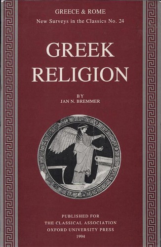 Cover for Greek religion