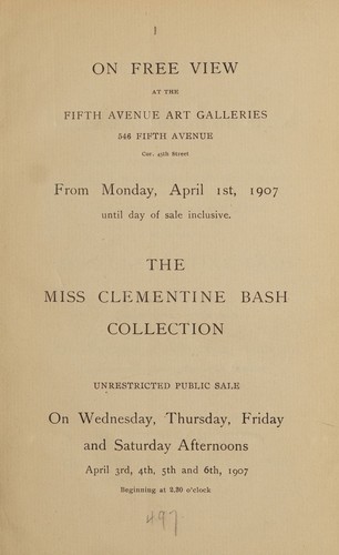 Cover for Rare Chinese porcelains, including ancient and modern bronzes, jades, rugs and other oriental art objects, collected in China and Japan