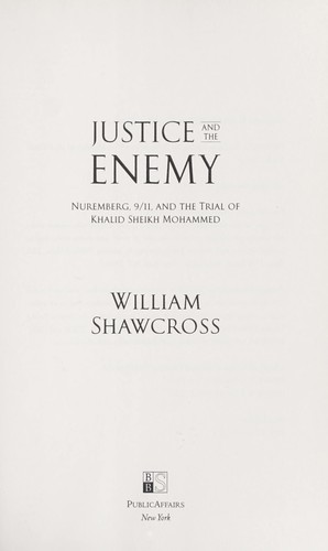 Cover for Justice and the enemy