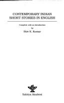Cover for Contemporary Indian short stories in English