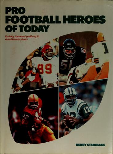 Cover for Pro football heroes of today.