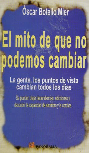 Cover for El mito de que no podemos cambiar