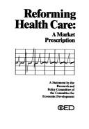 Cover for Reforming health care
