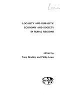 Cover for Locality and Rurality (Rural Economy & Society Series)