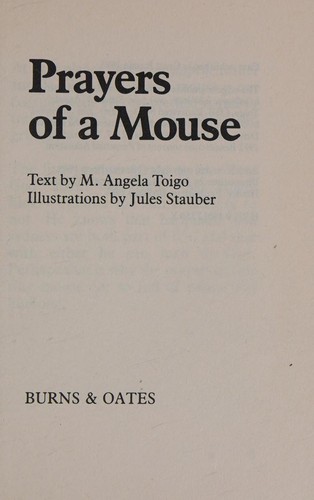 Cover for Prayers of a Mouse