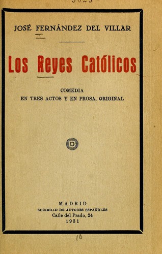 Cover for Los Reyes Católicos