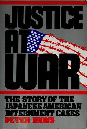 Cover for Justice at war