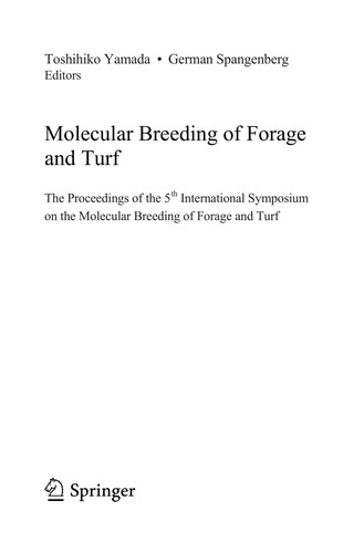 Cover for Molecular breeding of forage and turf