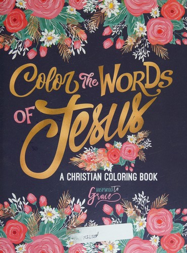 Cover for Color the Words of Jesus