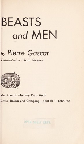 Cover for Beasts and men.