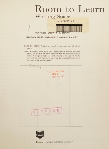 Cover for Working space