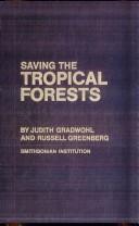 Cover for Saving the tropical forests