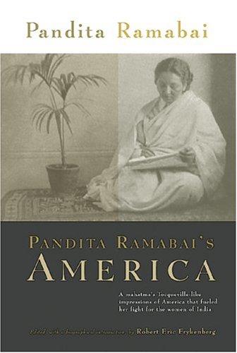 Cover for Pandita Ramabai's America