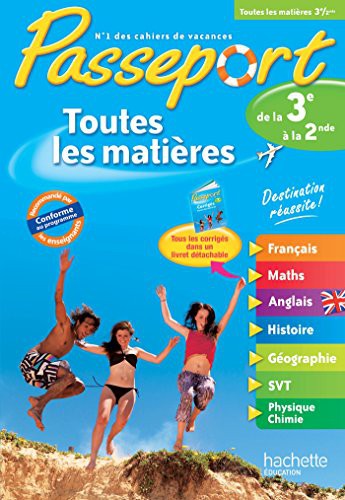 Cover for Passeport Toutes les matières - De la 3e à la 2de