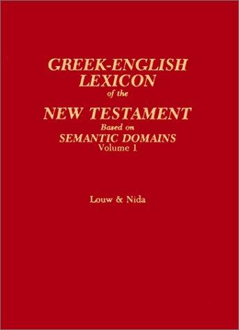 Cover for Greek-English lexicon of the New Testament