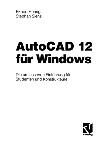 Cover for AutoCAD 12 für Windows