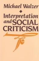 Cover for Interpretation and social criticism