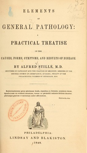Cover for Elements of general pathology