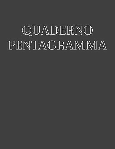 Cover for Quaderno Pentagramma