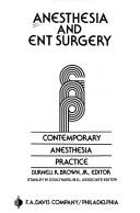 Cover for Anesthesia and ENT surgery