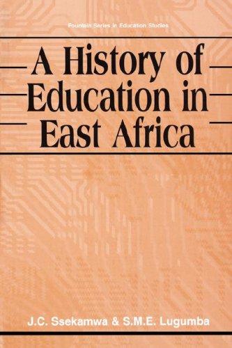 Cover for A history of education in East Africa