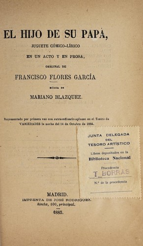 Cover for El hijo de su papá