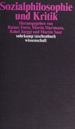 Cover for Sozialphilosophie und Kritik