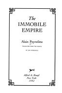 Cover for The immobile empire