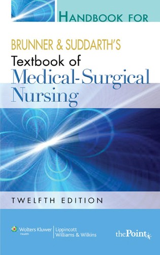 Cover for Handbook for Brunner & Suddarth's textbook of medical-surgical nursing.