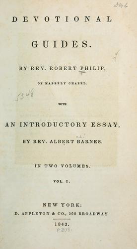 Cover for Devotional guides.