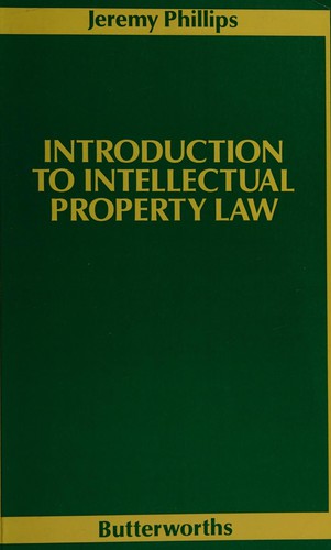 Cover for Introduction to intellectual property law