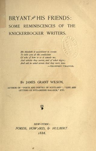 Cover for Bryant, and his friends