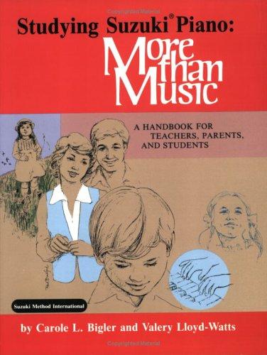 Cover for Studying Suzuki Piano: More Than Music 
