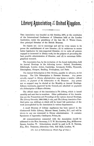 Cover for Public Library Legislation: Being the Law Relating to Public Libraries and ...
