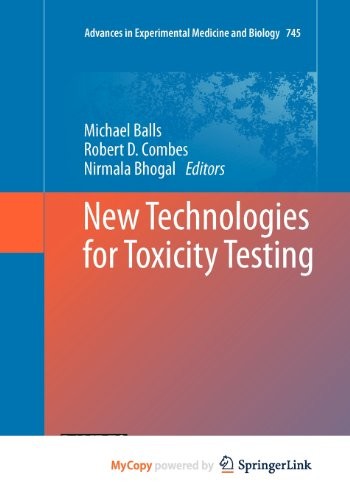 Cover for New Technologies for Toxicity Testing