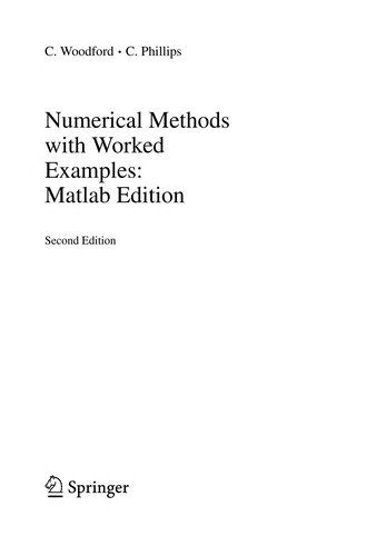 Cover for Numerical methods with worked examples