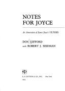 Cover for Notes for Joyce; an annotation of James Joyce's Ulysses