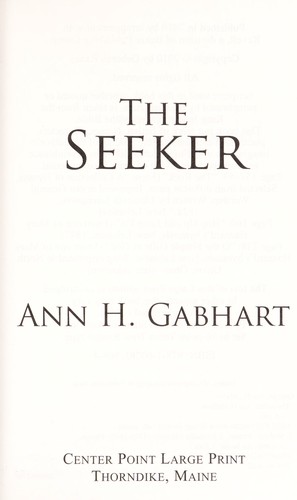 Cover for The seeker