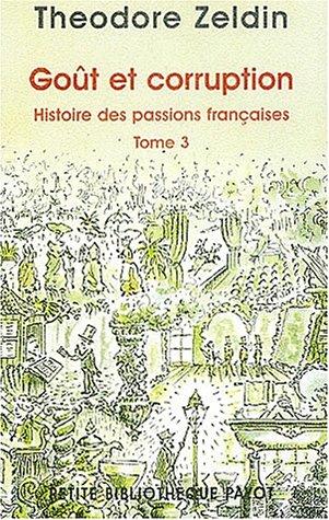 Cover for Histoire des passions françaises t.3
