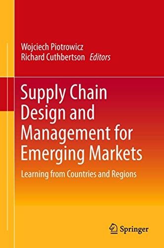 Cover for Supply Chain Design and Management for Emerging Markets