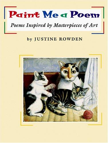 Cover for Paint me a poem
