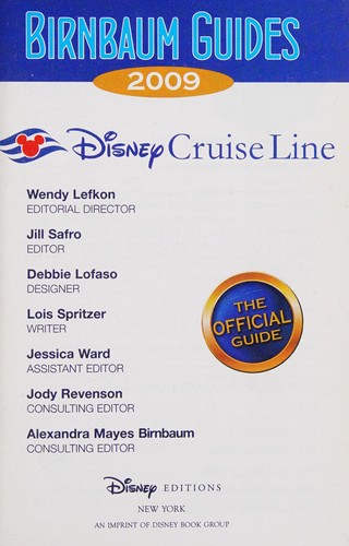 Cover for Disney Cruise Line 2009