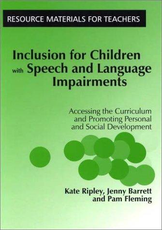 Cover for Inclusion for Children with Speech and Language Impairments