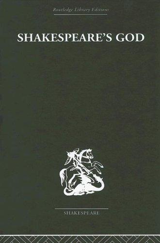 Cover for Shakespeare's God  The role of religion in the tragedies