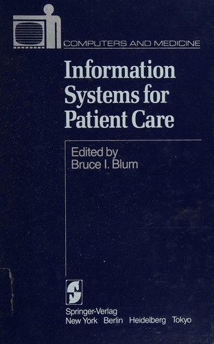 Cover for Information systems for patient care