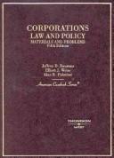 Cover for Corporations law and policy