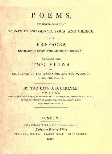 Cover for Poems