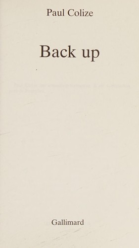 Cover for Back up