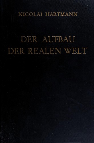 Cover for Der Aufbau der realen Welt