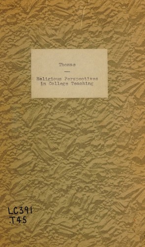 Cover for Religious perspectives in college teaching.